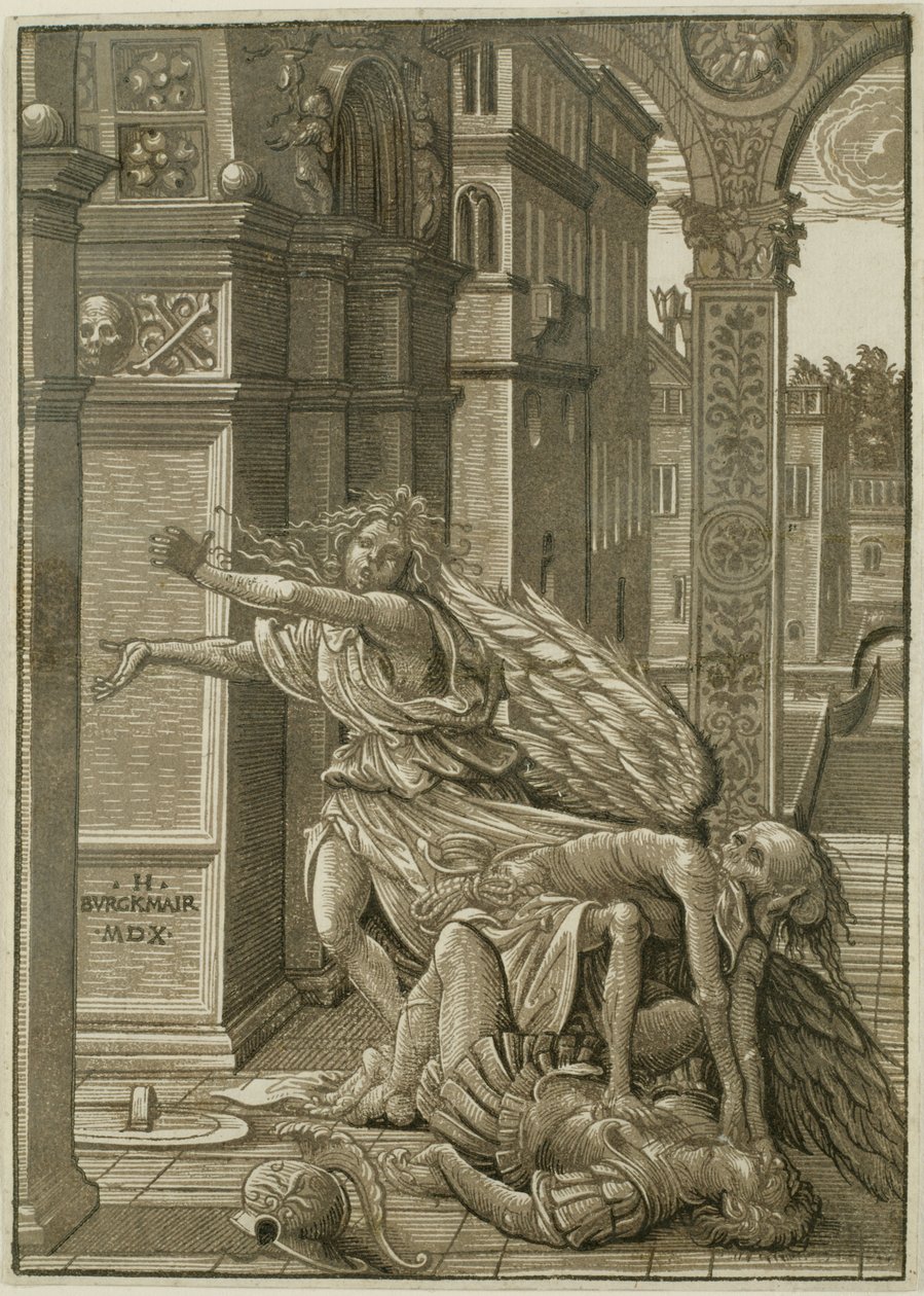 Amanti sorpresi dalla morte da Hans Burgkmair the Elder
