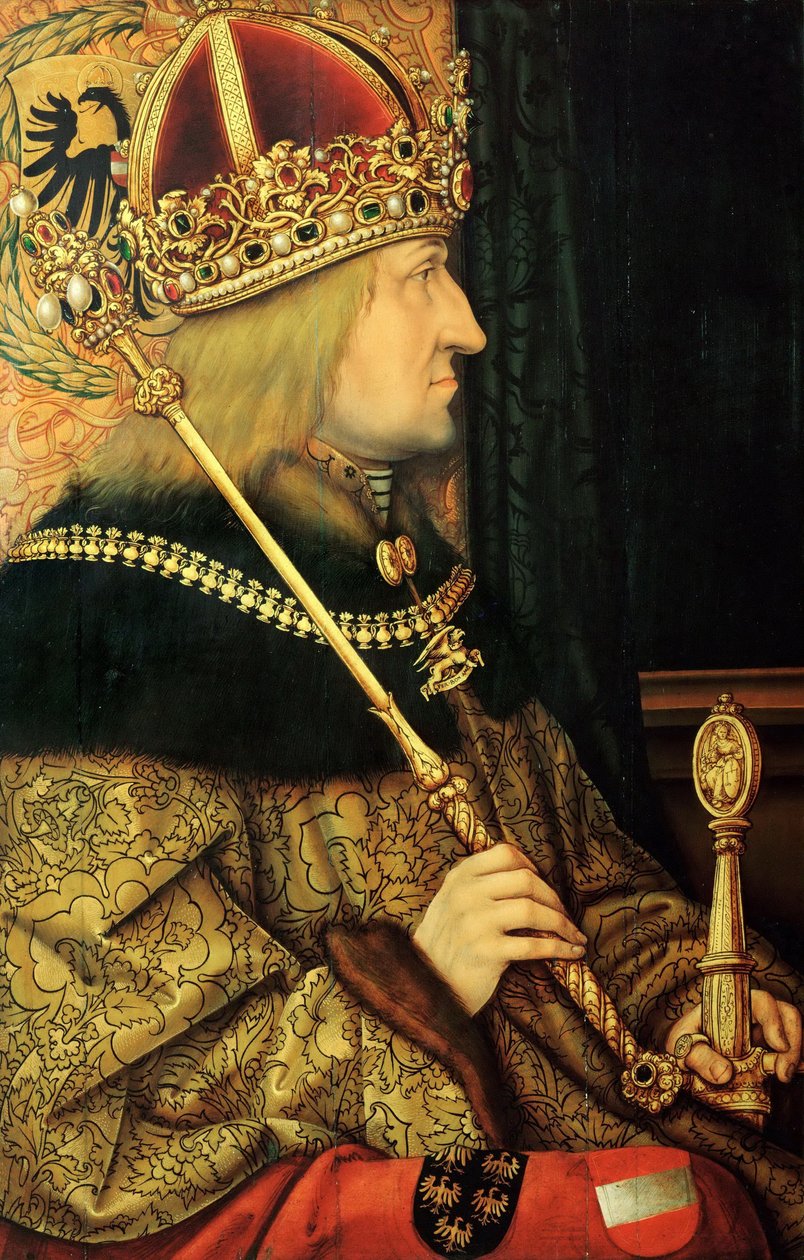 Ritratto di Federico III, Imperatore del Sacro Romano Impero da Hans Burgkmair the Elder