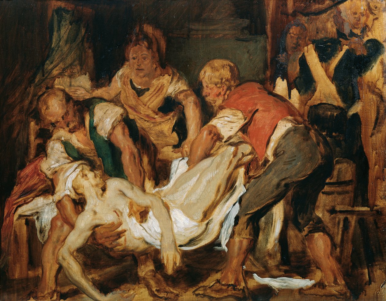 Il recupero del corpo di Jean-Paul Marat da Hans Canon