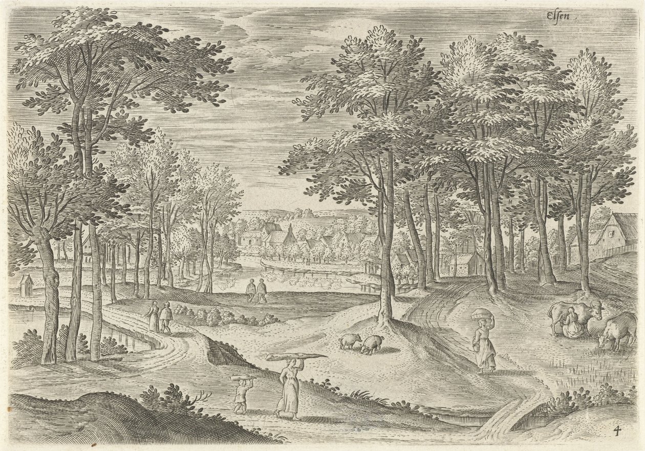 Veduta di Elsene da Hans Collaert (I)
