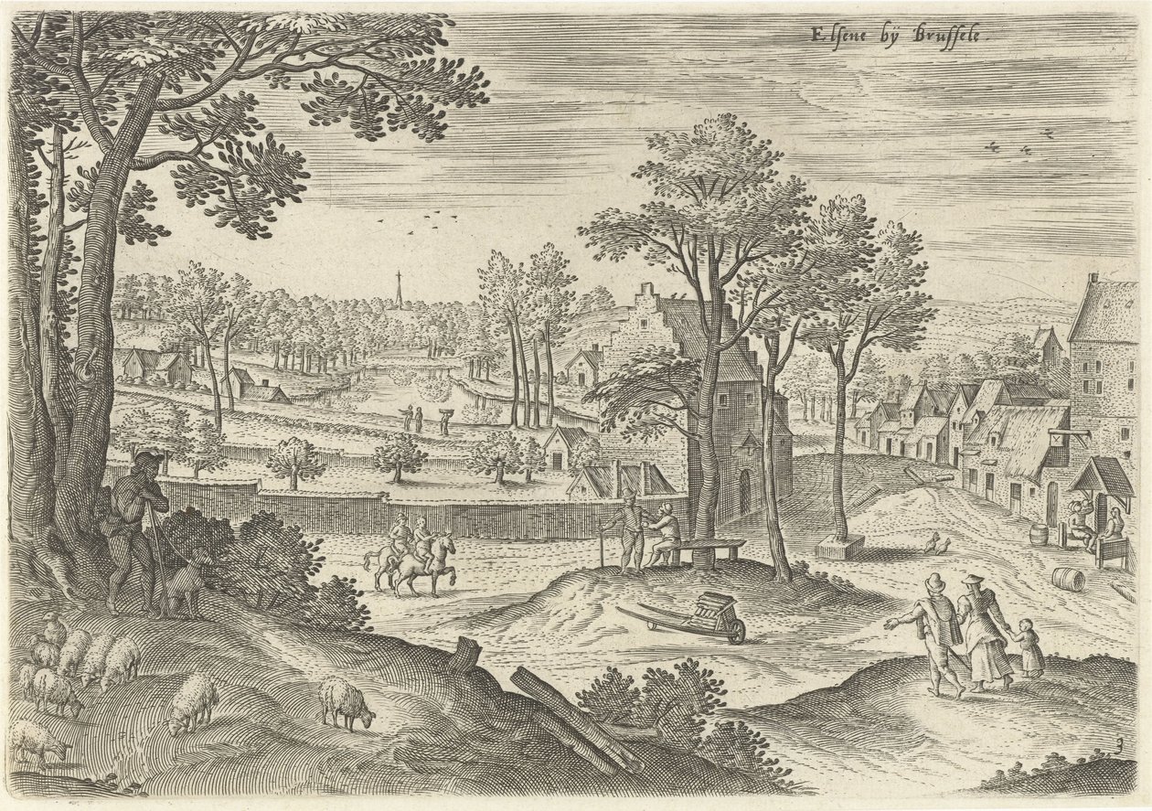 Vista su Elsene da Hans Collaert (I)