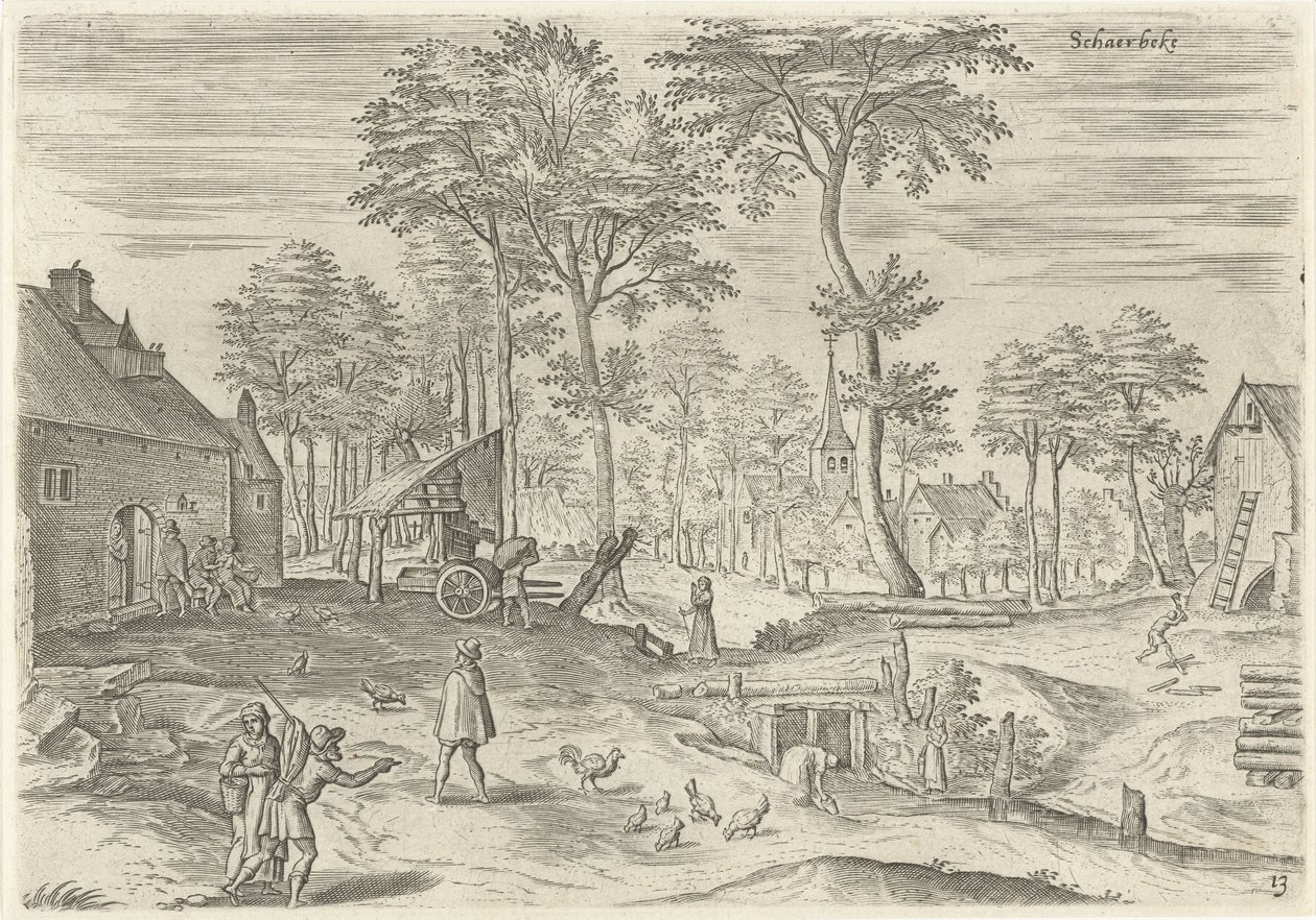Vista di Schaarbeek da Hans Collaert (I)