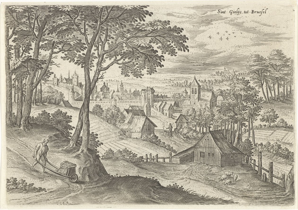 Veduta di Sint-Gillis da Hans Collaert (I)