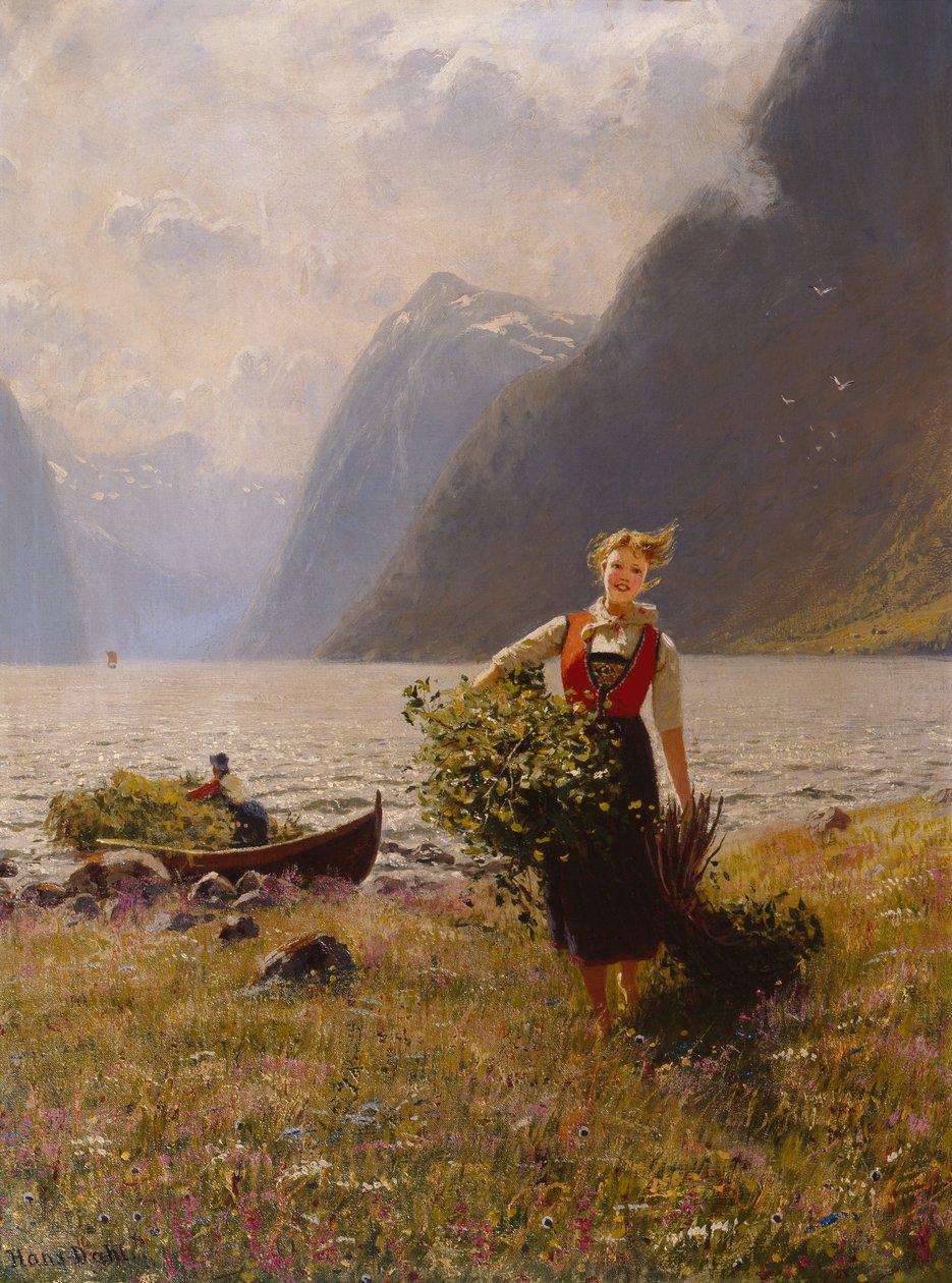 Lattaia e foglia di bunt da Hans Dahl