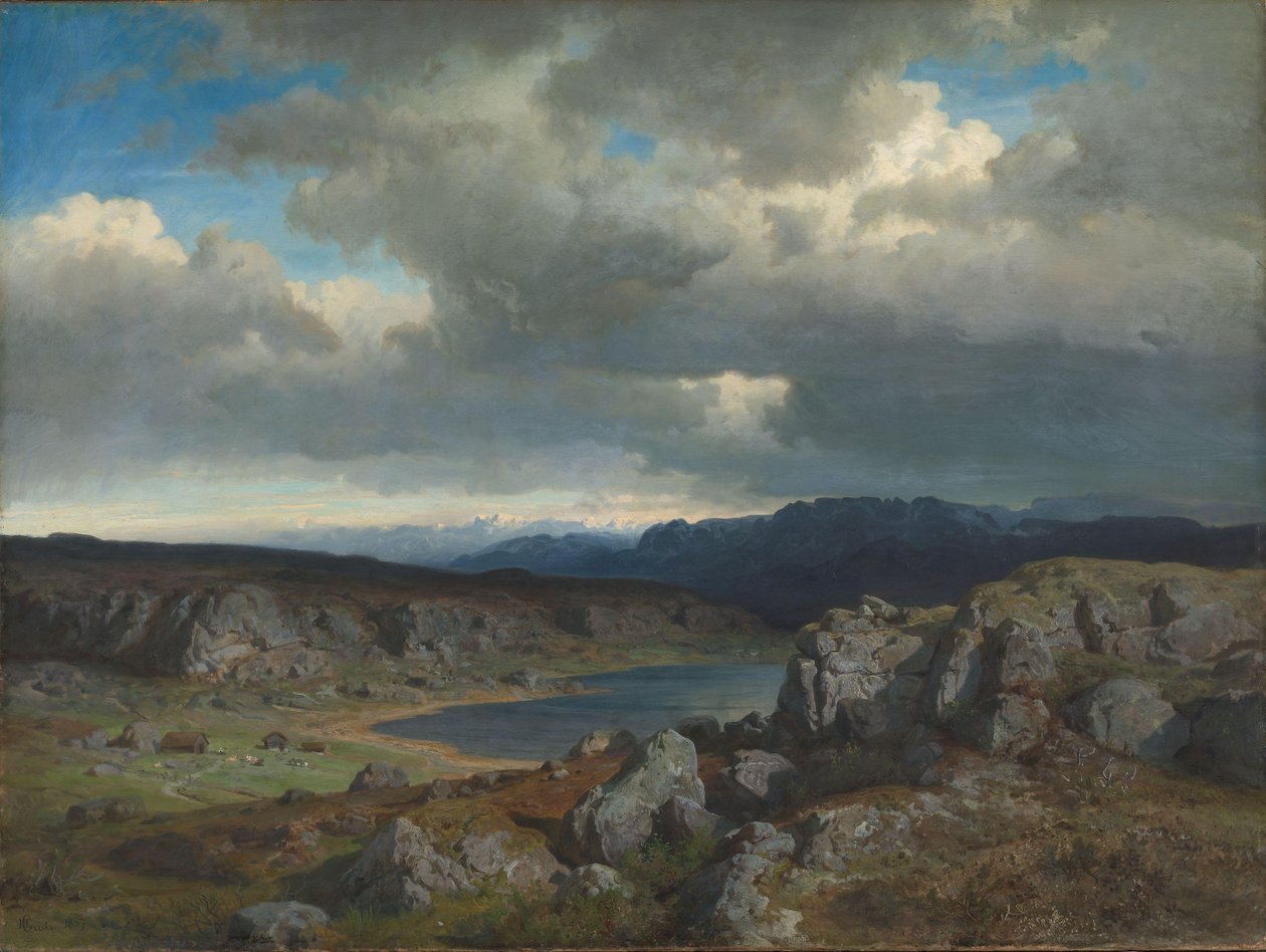 Altopiani norvegesi da Hans Gude
