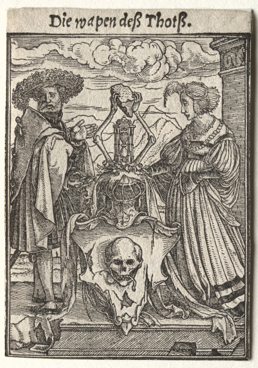 Danza della Morte: Lo Stemma della Morte da Hans Holbein