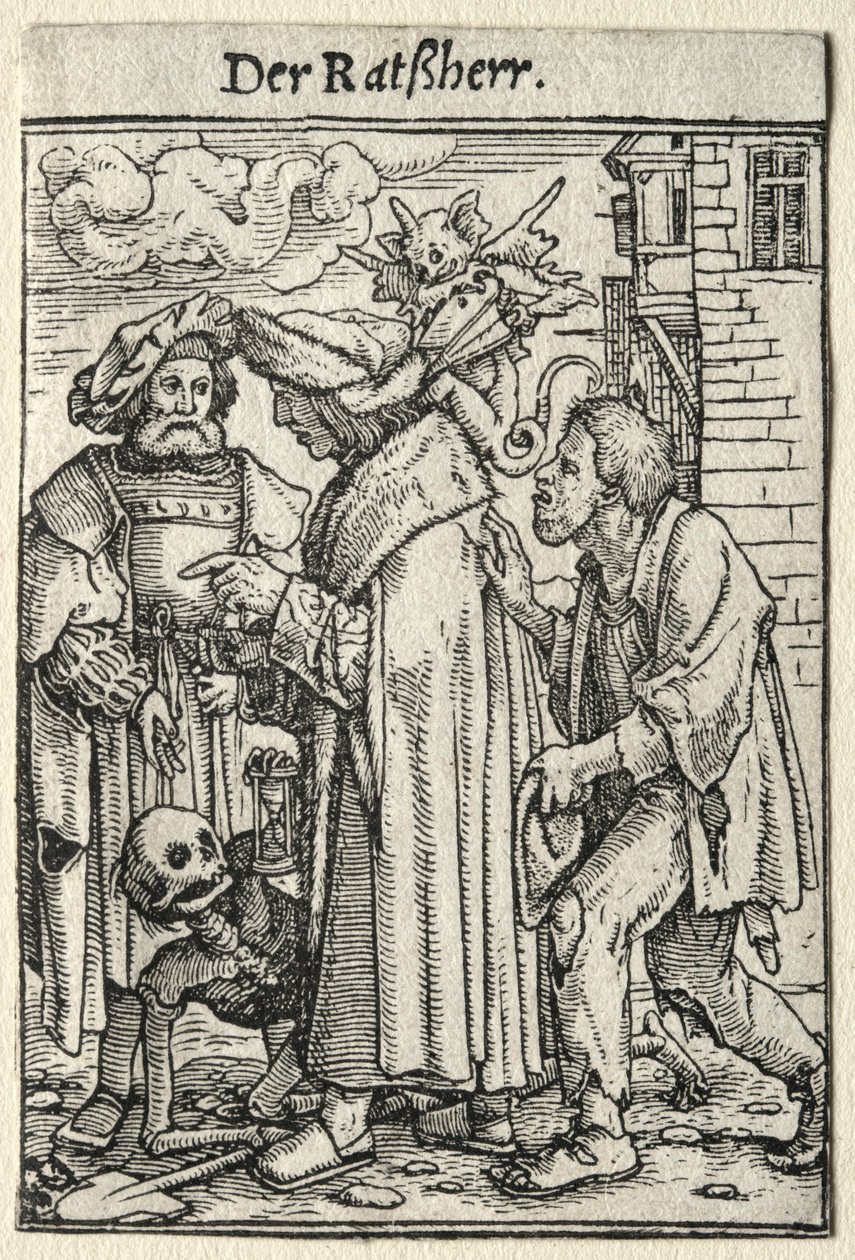 Danza della Morte: Il Consigliere da Hans Holbein