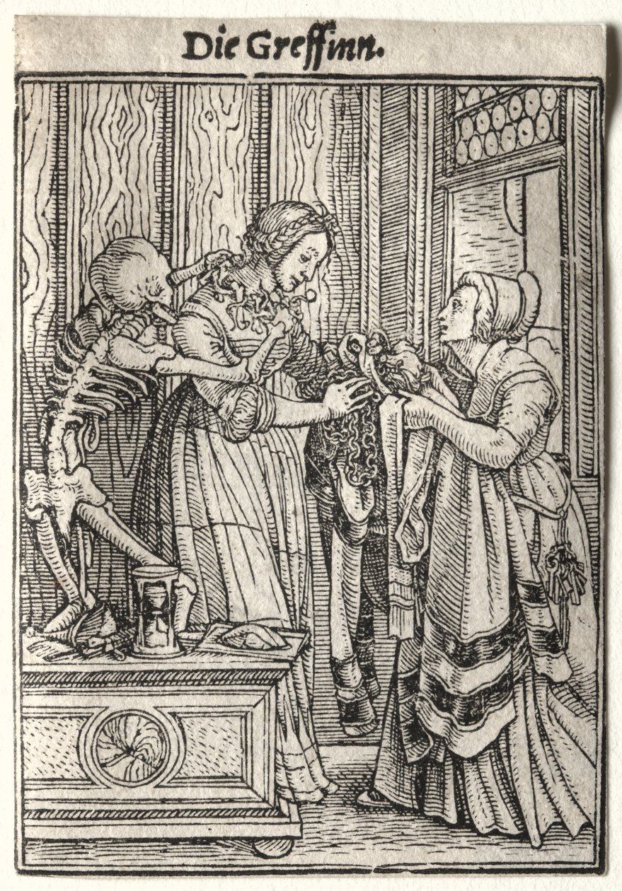 Danza della Morte: La Contessa da Hans Holbein