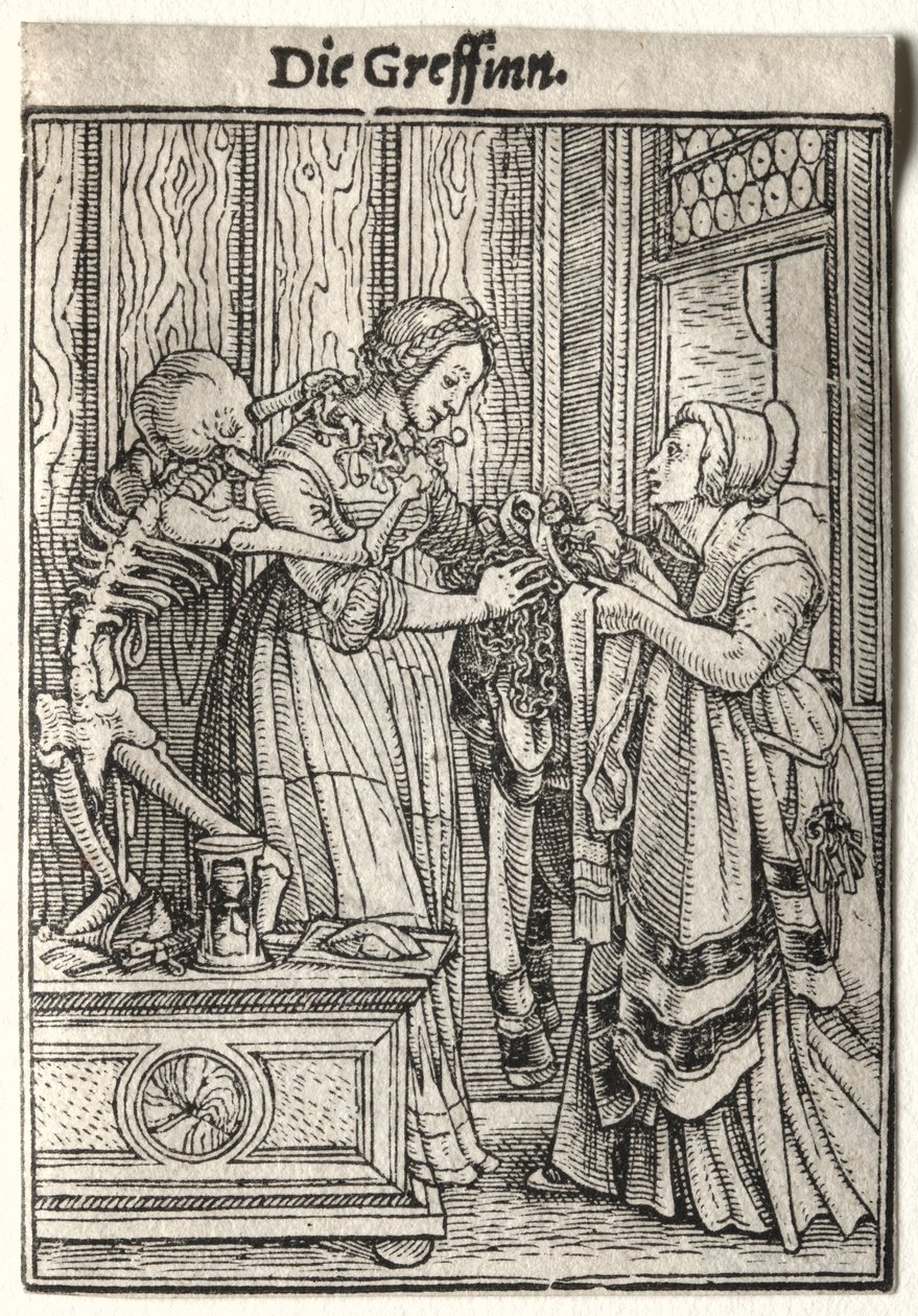 Danza della Morte: La Contessa da Hans Holbein