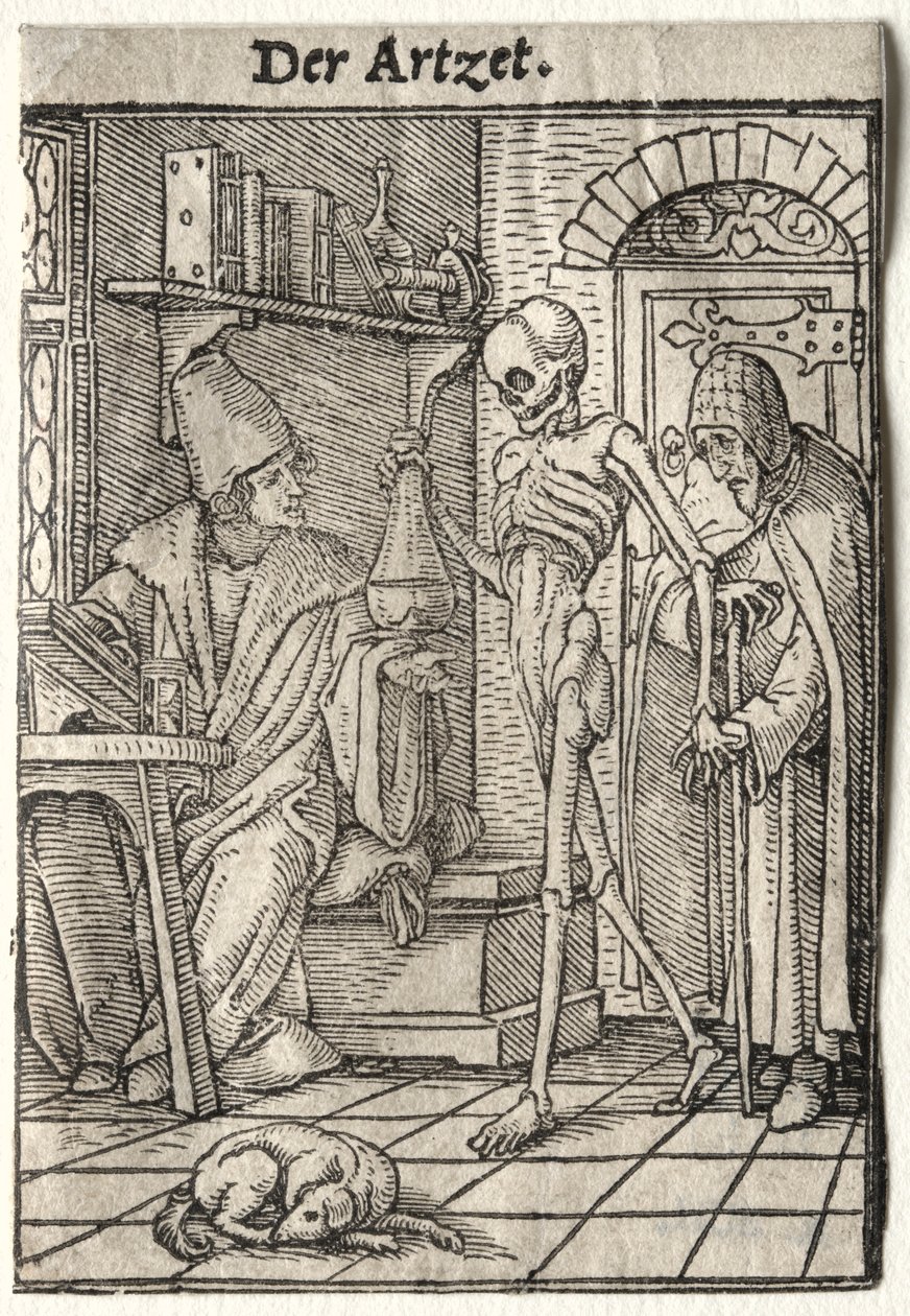 La Danza della Morte: Il Dottore da Hans Holbein