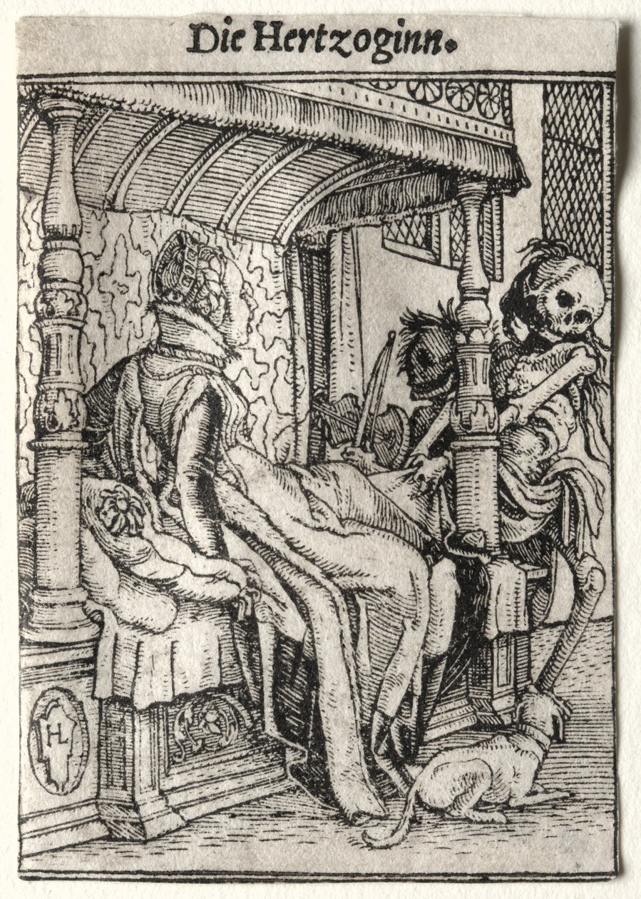 Danza della morte: La duchessa da Hans Holbein