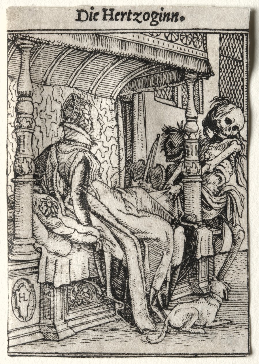 Danza della morte: La duchessa da Hans Holbein