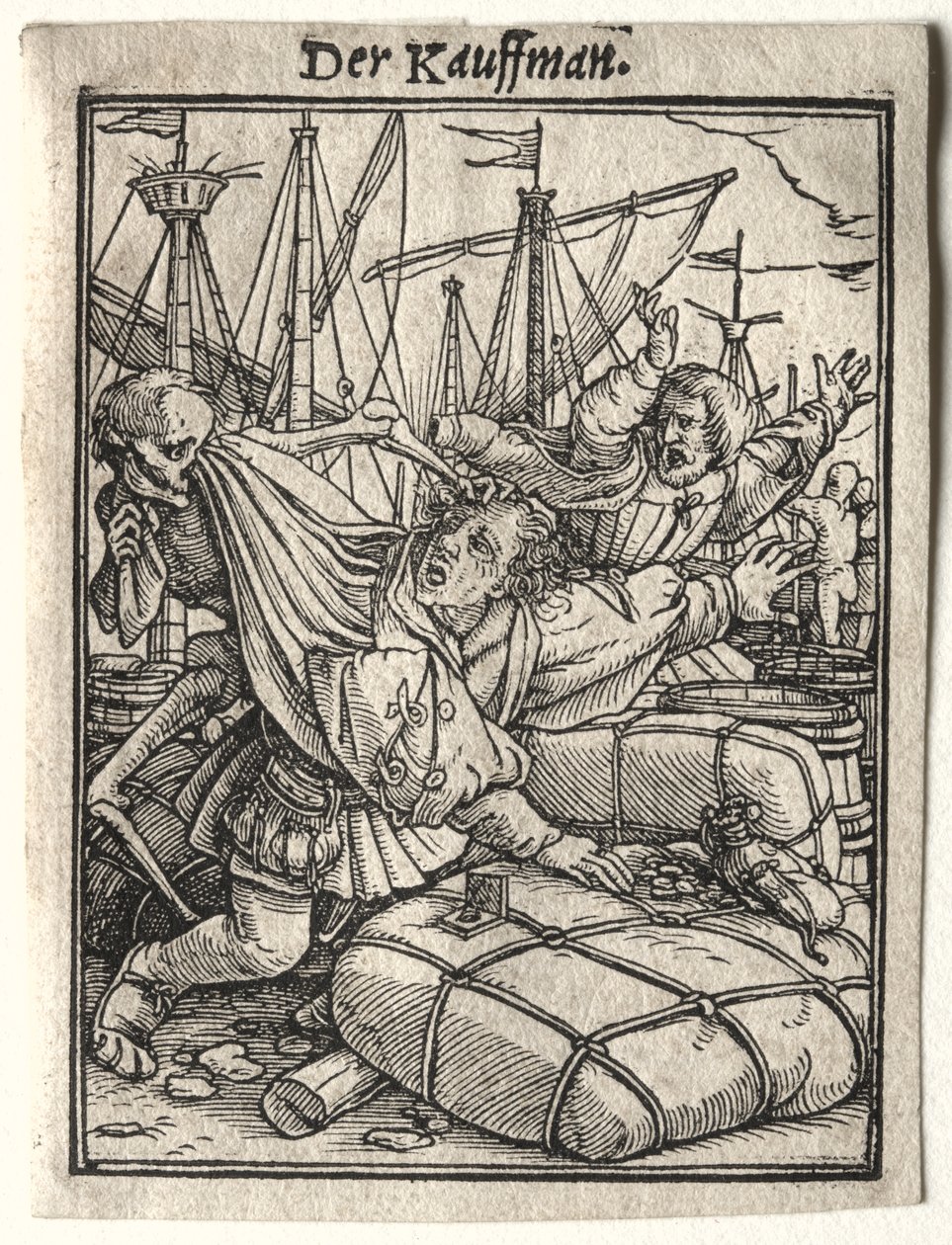 Danza della morte: Il mercante da Hans Holbein