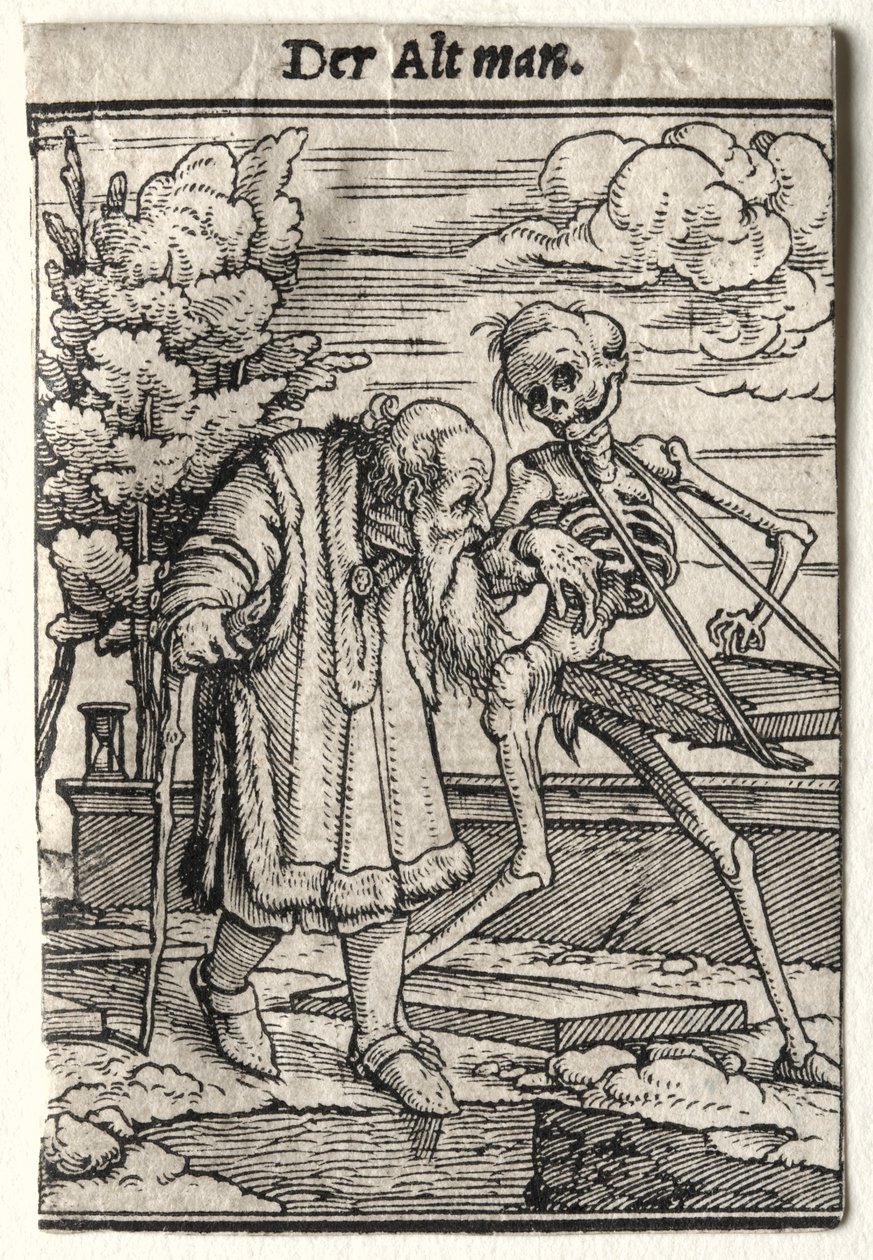 Danza della morte: Il vecchio da Hans Holbein