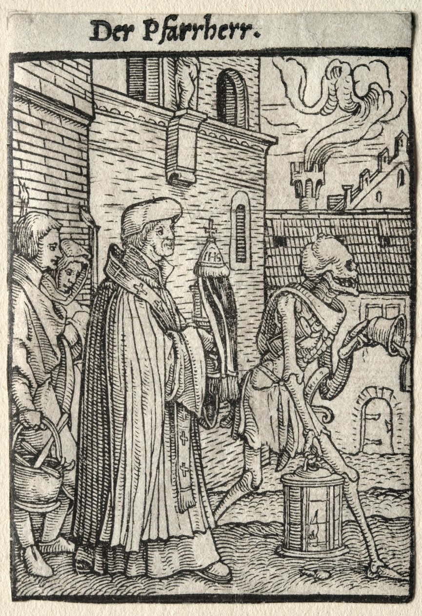 Danza della Morte: Il Pastore da Hans Holbein