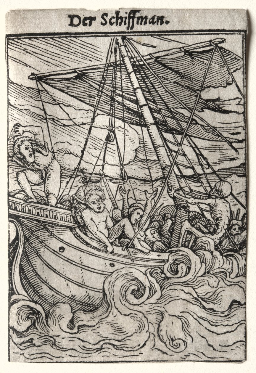 Danza della morte: Il marinaio, c. 1526 da Hans Holbein