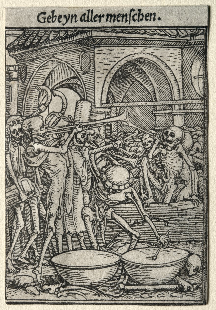 Danza della morte: I trombettieri della morte da Hans Holbein