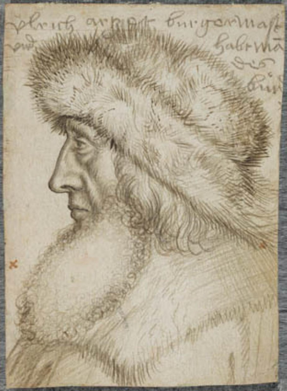 Ritratto di Ulrich Artzt, sindaco di Augusta e capitano della Lega Sveva da Hans Holbein d.Æ.