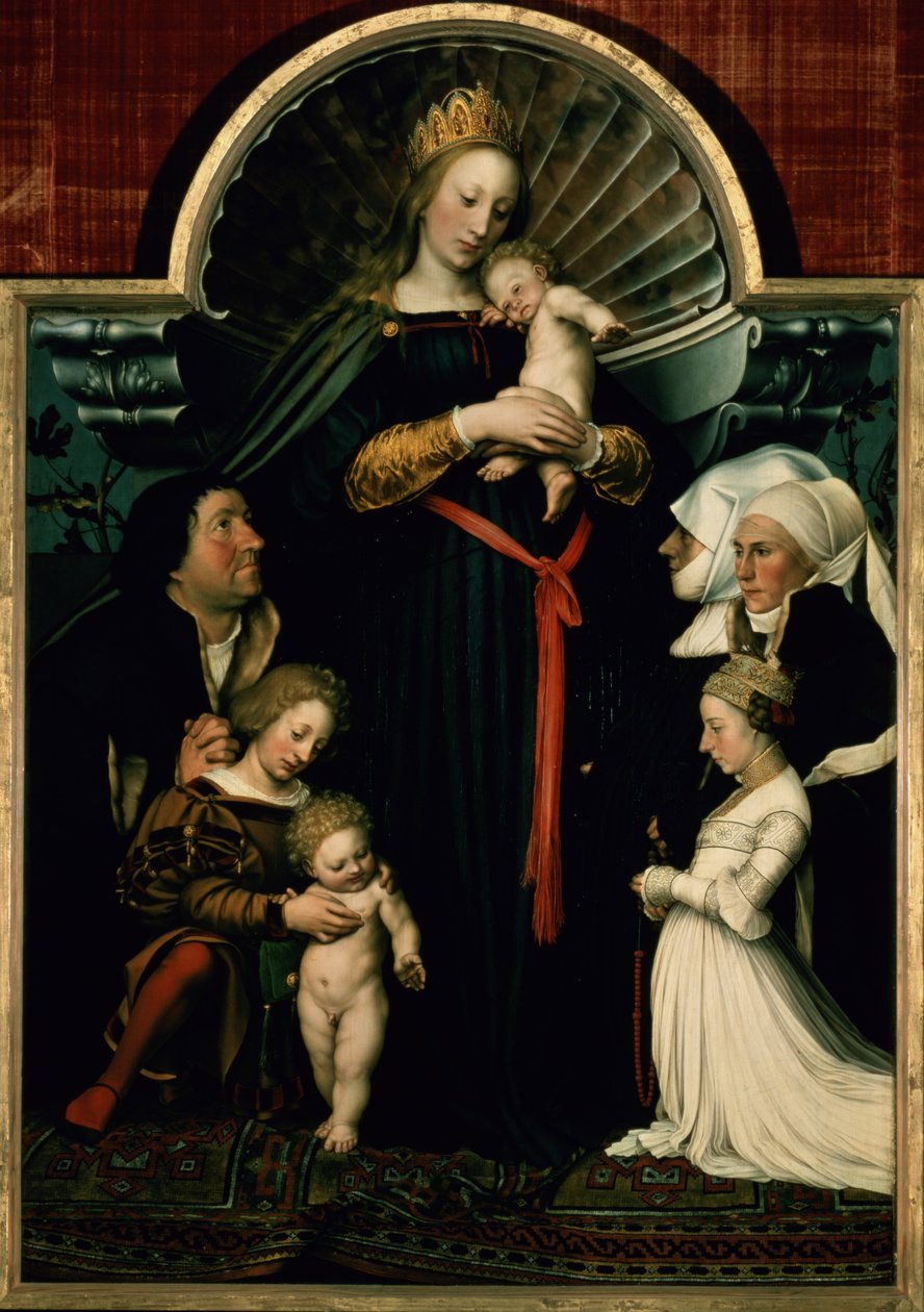 Madonna del Borgomastro Meyer da Hans Holbein der Jüngere