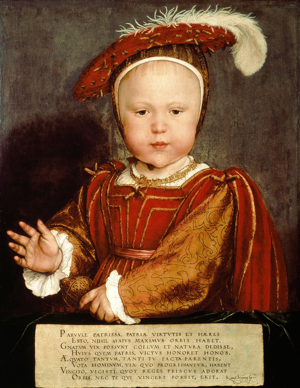 Ritratto di Edoardo VI da bambino, c.1538 da Hans Holbein der Jüngere