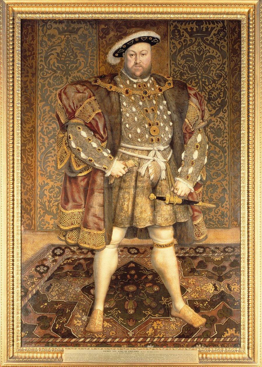 Ritratto di Enrico VIII (1491-1547) da Hans Holbein der Jüngere