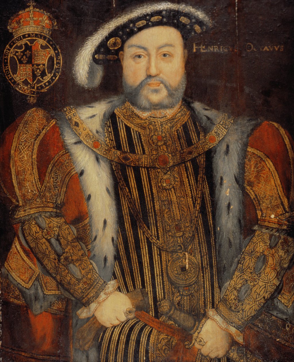 Ritratto di Enrico VIII (1491-1547) da Hans Holbein der Jüngere
