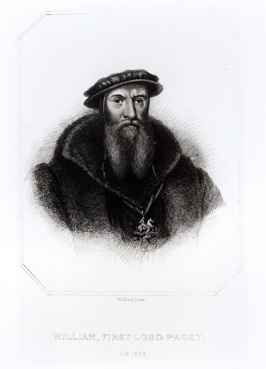 Ritratto di William, Primo Lord Paget da Hans Holbein der Jüngere