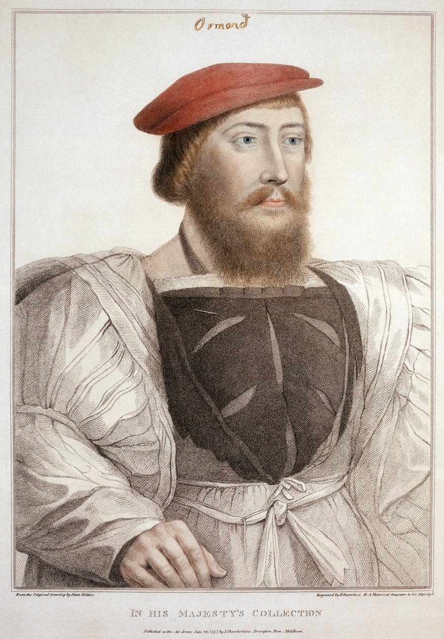 Sir Thomas Boleyn (1477-1539) inciso da Francesco Bartolozzi (1727-1815) 1797 da Hans Holbein der Jüngere