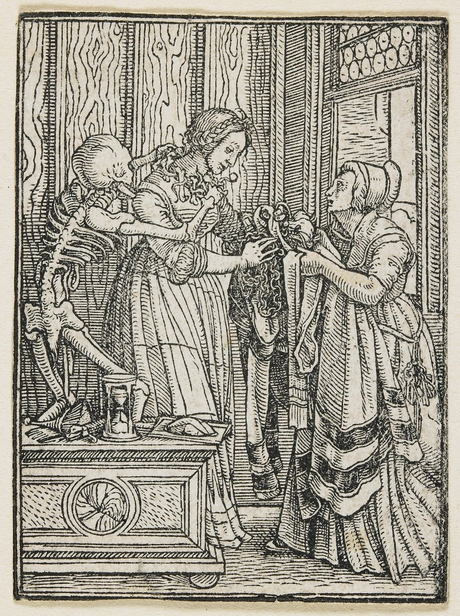 La contessa da Danza della Morte (Lione), 1538, 1523-1526 da Hans Holbein der Jüngere