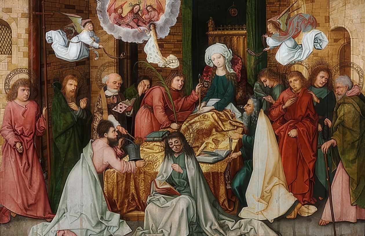 La morte della Madonna da Hans Holbein the Elder