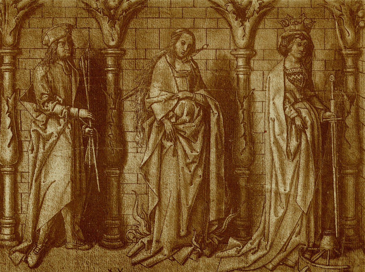 San Willibald, Lucia e Katharina da Hans Holbein the Elder