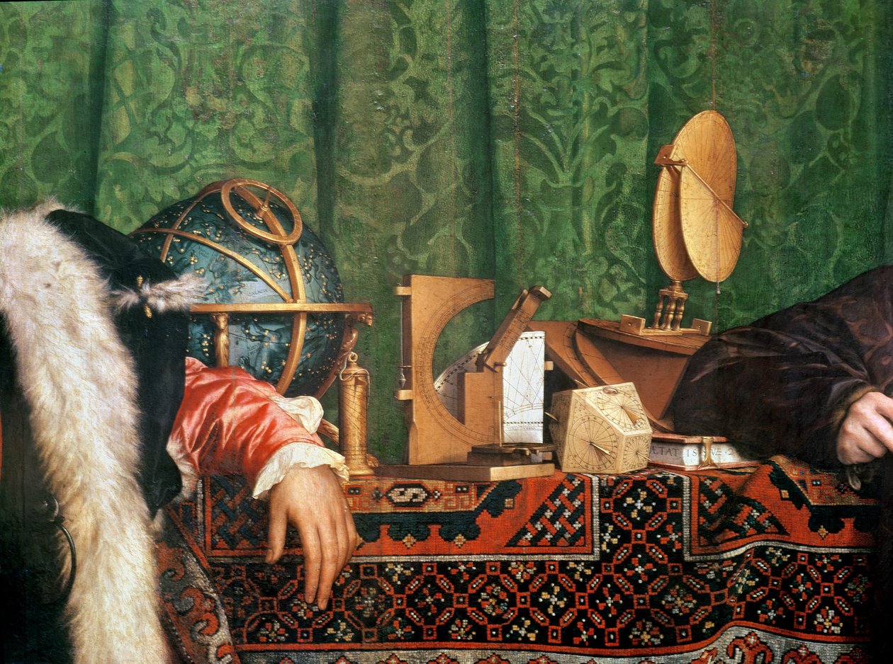 Gli ambasciatori (dettaglio degli strumenti astronomici) da Hans Holbein the Elder