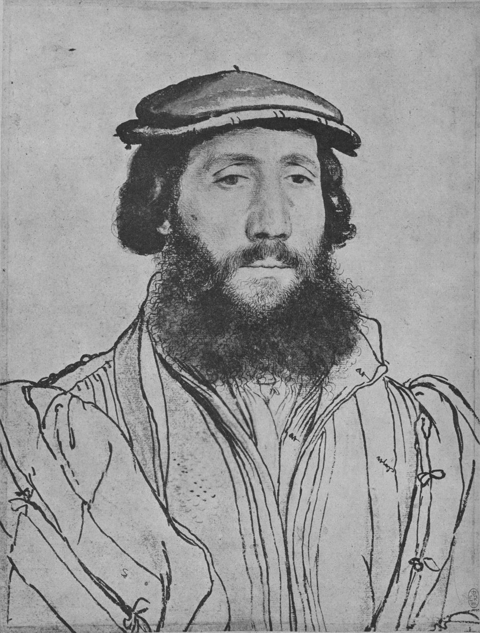 Un gentiluomo: sconosciuto, c1535 da Hans Holbein der Jüngere