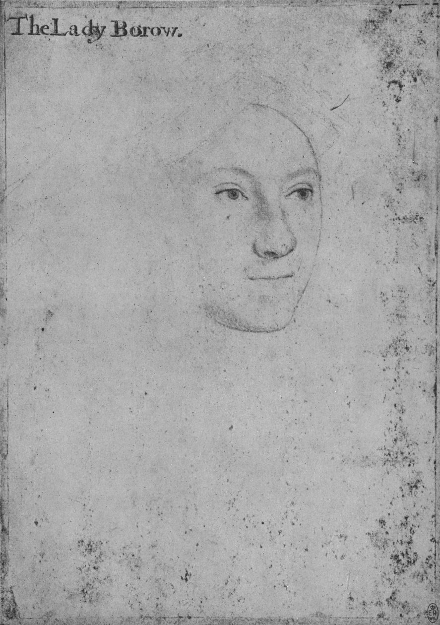 Alice London, Lady Borough, c1541 1945 da Hans Holbein der Jüngere
