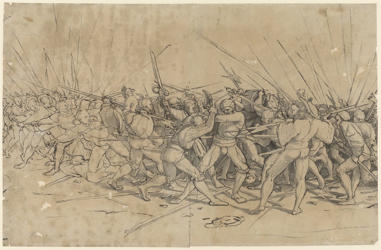 Scena di battaglia da Hans Holbein the Younger