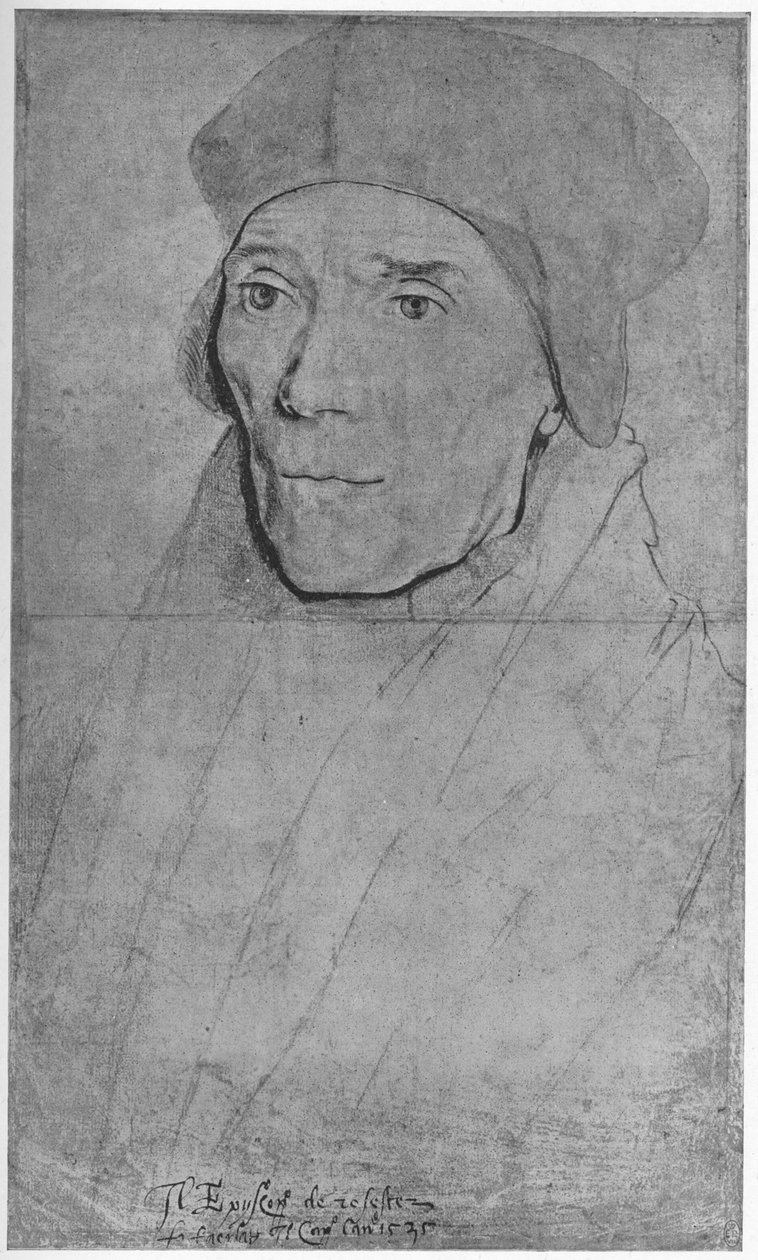 Cardinale Fisher, Vescovo di Rochester, 1532-1534, 1945 da Hans Holbein der Jüngere