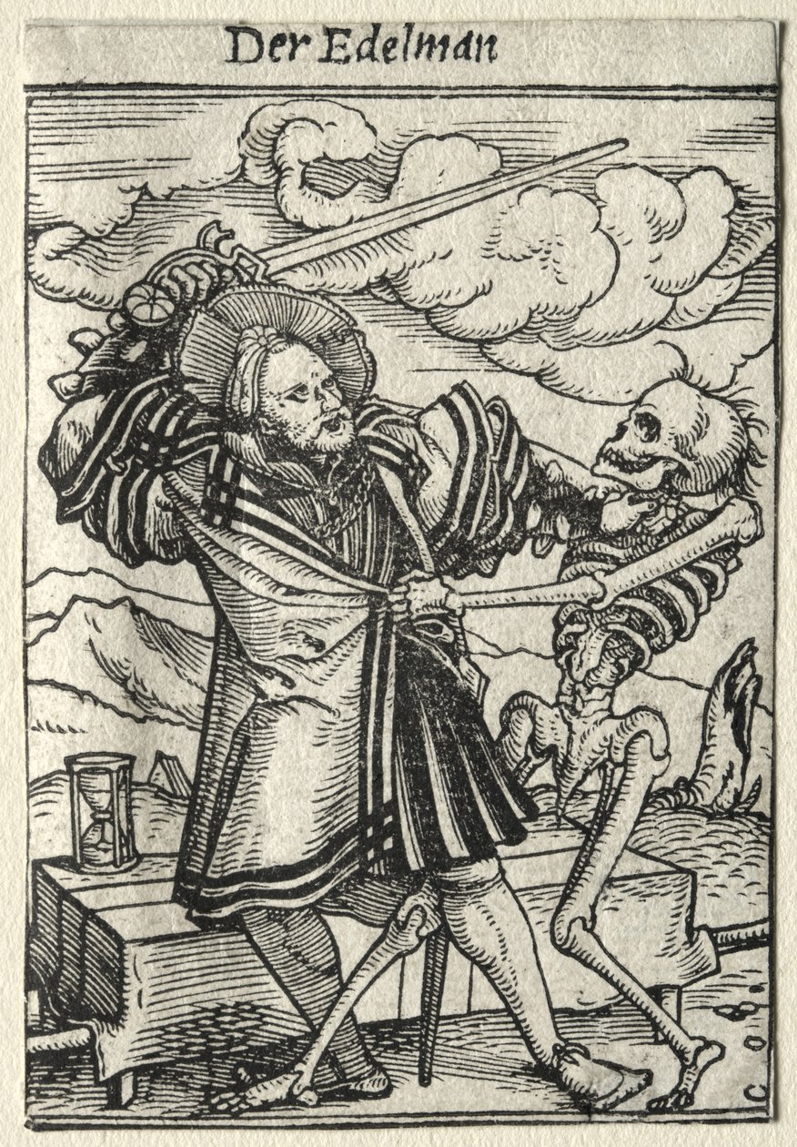 Danza della Morte: Il nobile da Hans Holbein the Younger