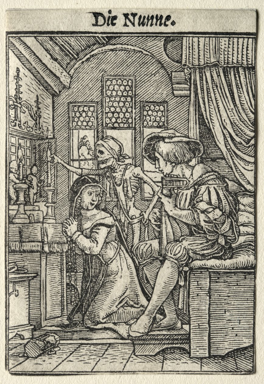 Danza della Morte: La suora da Hans Holbein the Younger