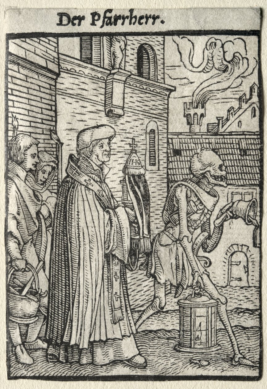 Danza della Morte: Il Pastore da Hans Holbein the Younger