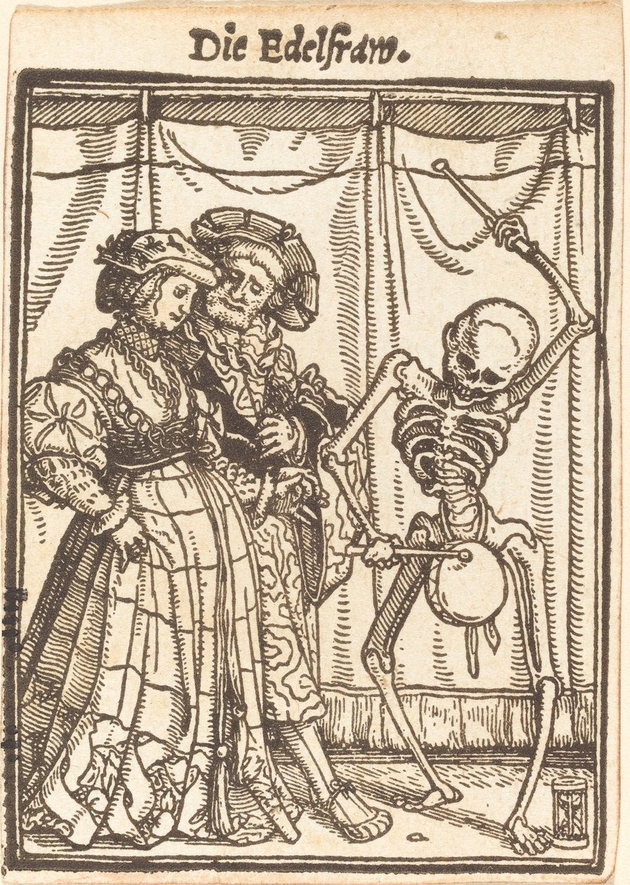 La nobildonna da Hans Holbein der Jüngere