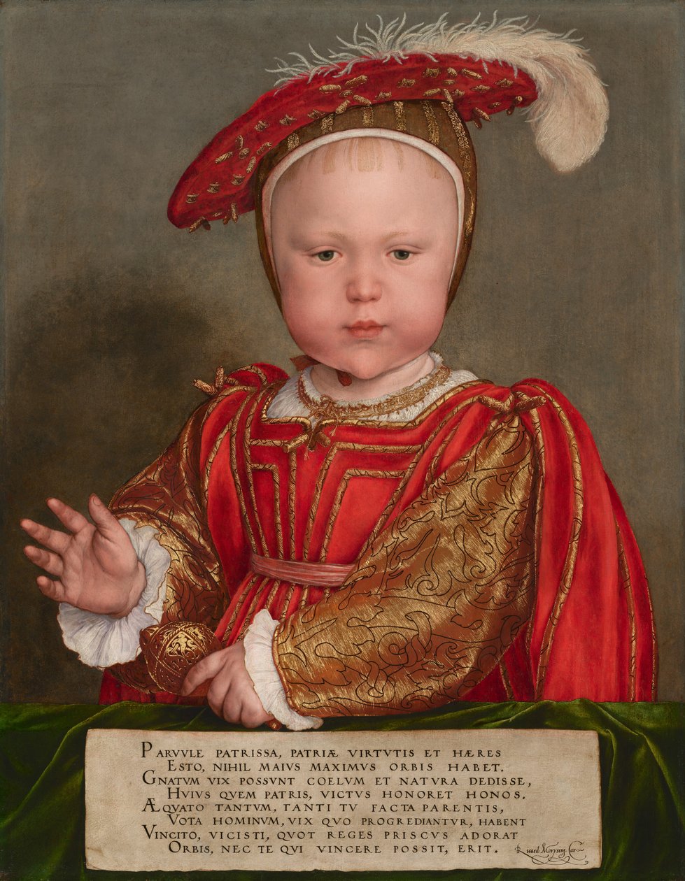 Edoardo VI da bambino da Hans Holbein the Younger