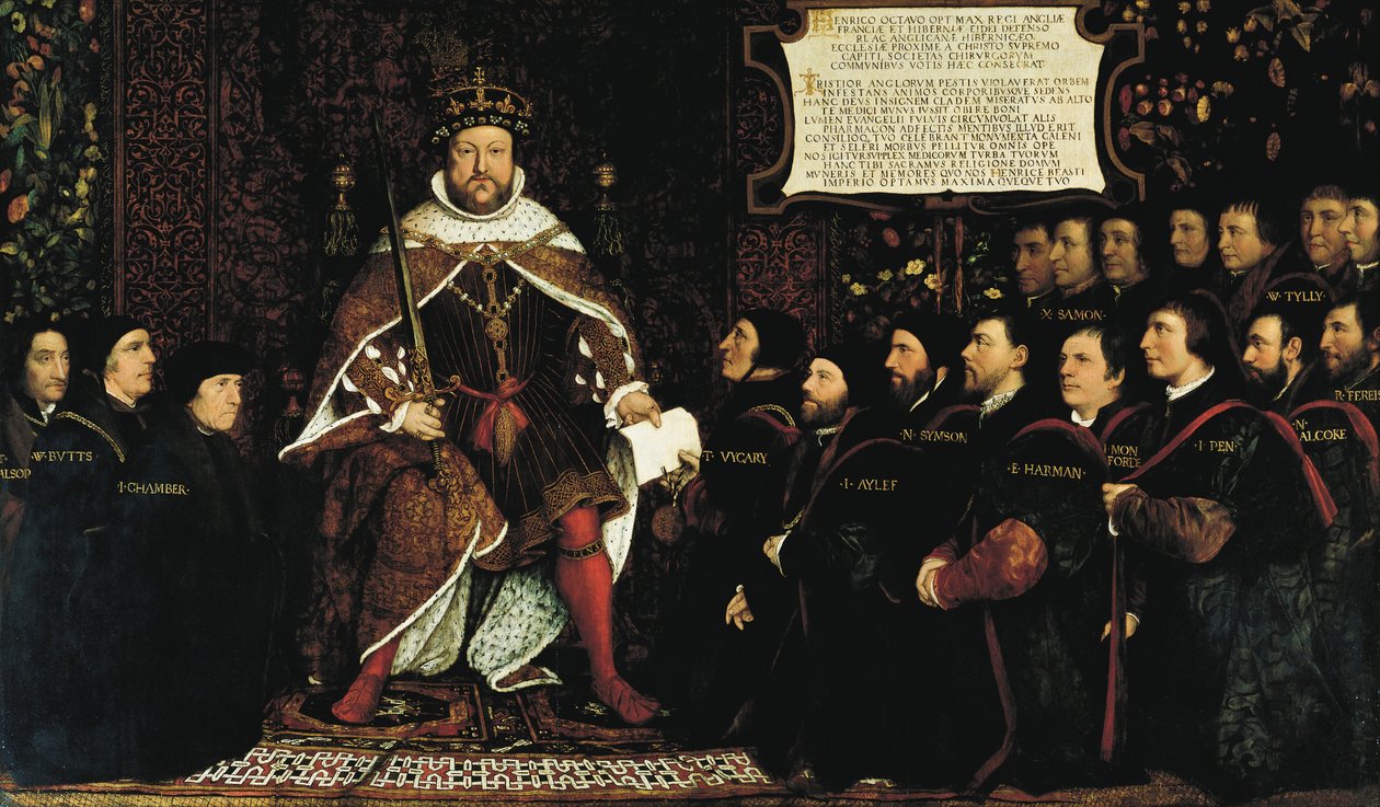 Enrico VIII e i chirurghi barbieri da Hans Holbein der Jüngere