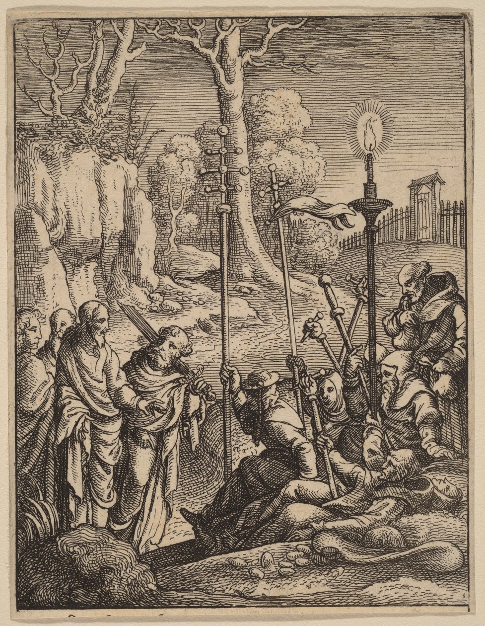 Gesù affronta i suoi detrattori da Hans Holbein the Younger