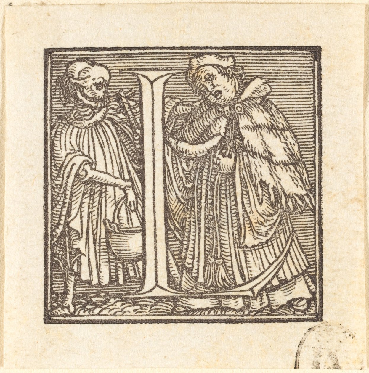 Lettera L da Hans Holbein der Jüngere