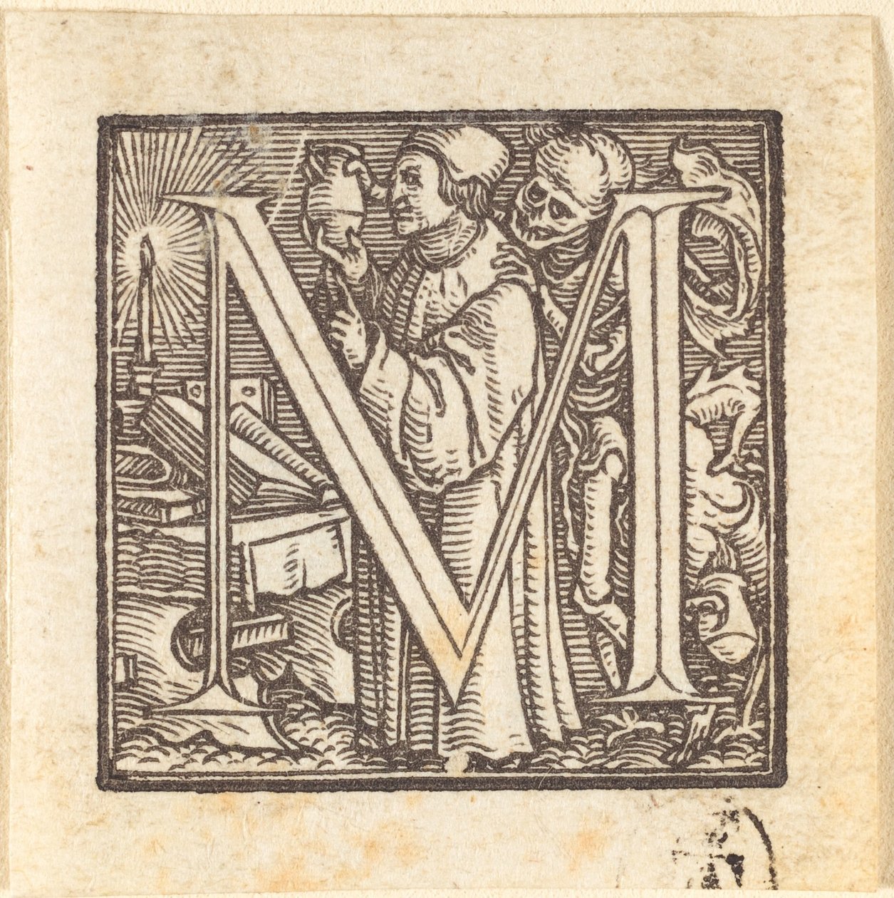 Lettera M da Hans Holbein der Jüngere