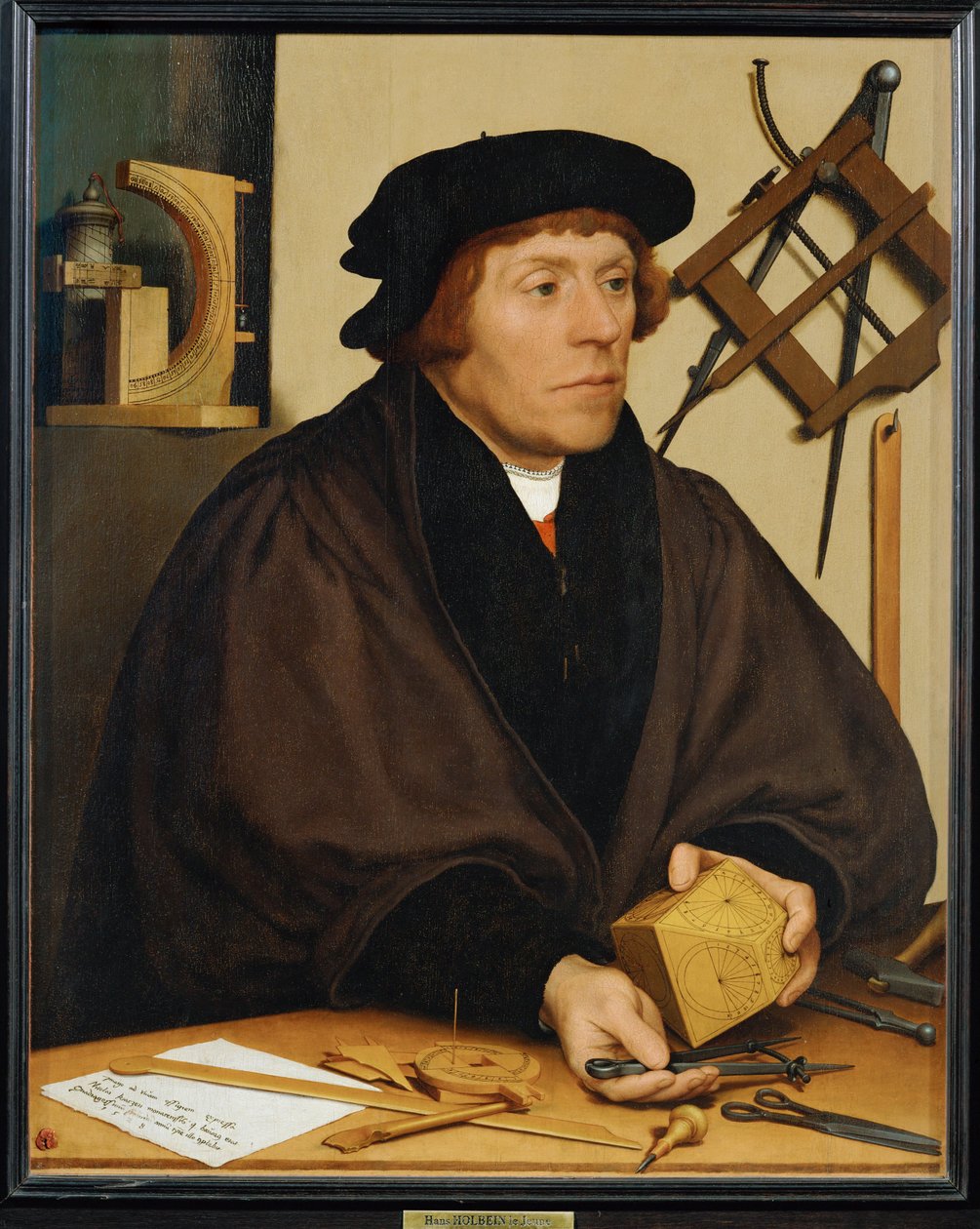 Nicolas Kratzer, astronomo del re Enrico VIII ... da Hans Holbein the Younger