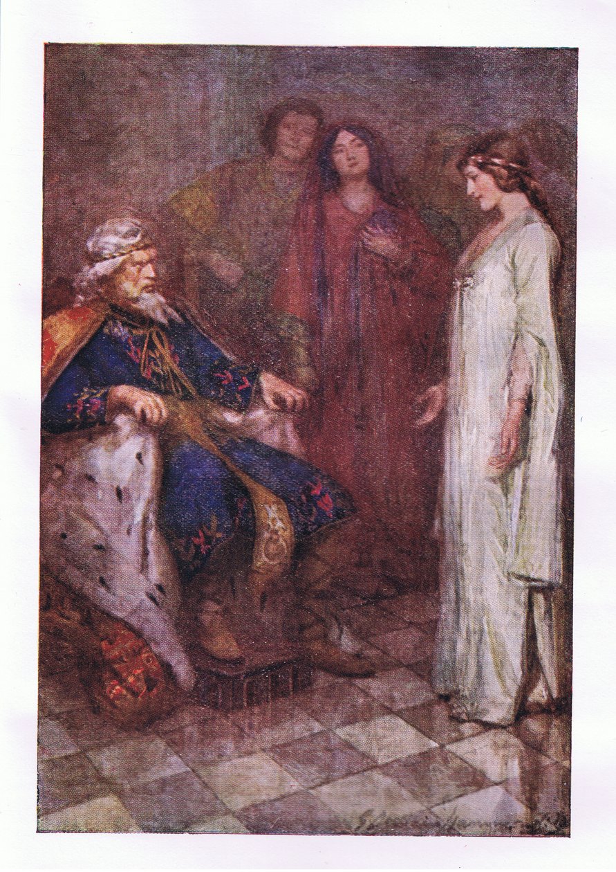 Niente mio Signore, dalle Opere Complete di Shakespeare pubblicate da George Harrap & Co Ltd, anni 1920 da Hans Holbein der Jüngere