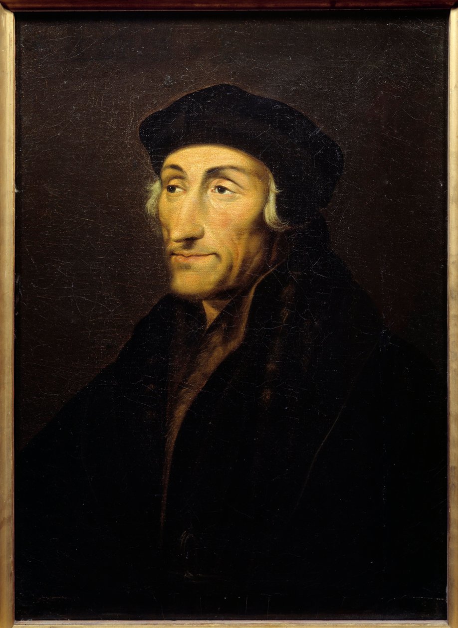 Ritratto di Erasmo da Rotterdam da Hans Holbein der Jüngere