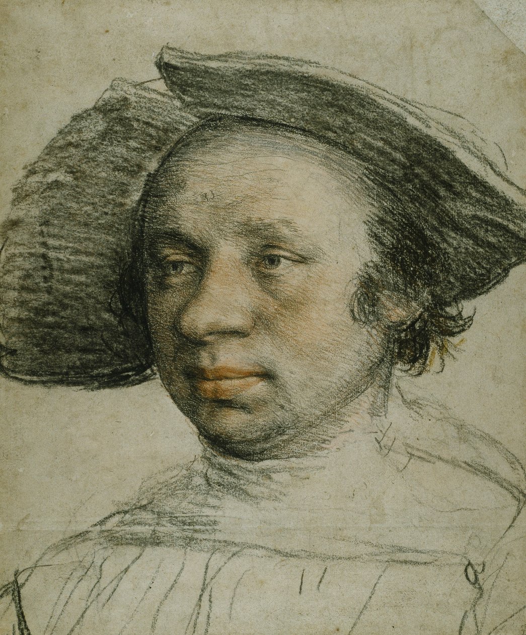 Ritratto di un giovane con cappello a tesa larga, c.1524-26 da Hans Holbein der Jüngere