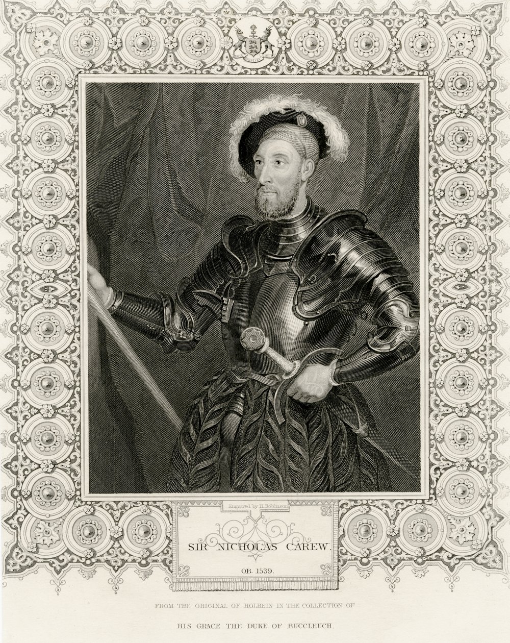 Sir Nicholas Carew da Hans Holbein der Jüngere